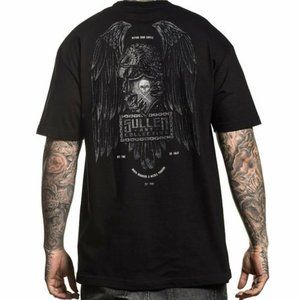 Sullen Clothing Iron Eagle Tee Sz M Black Chain